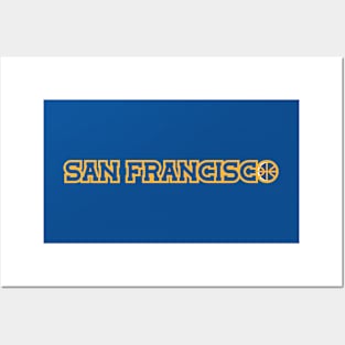 San Francisco basketball city Posters and Art